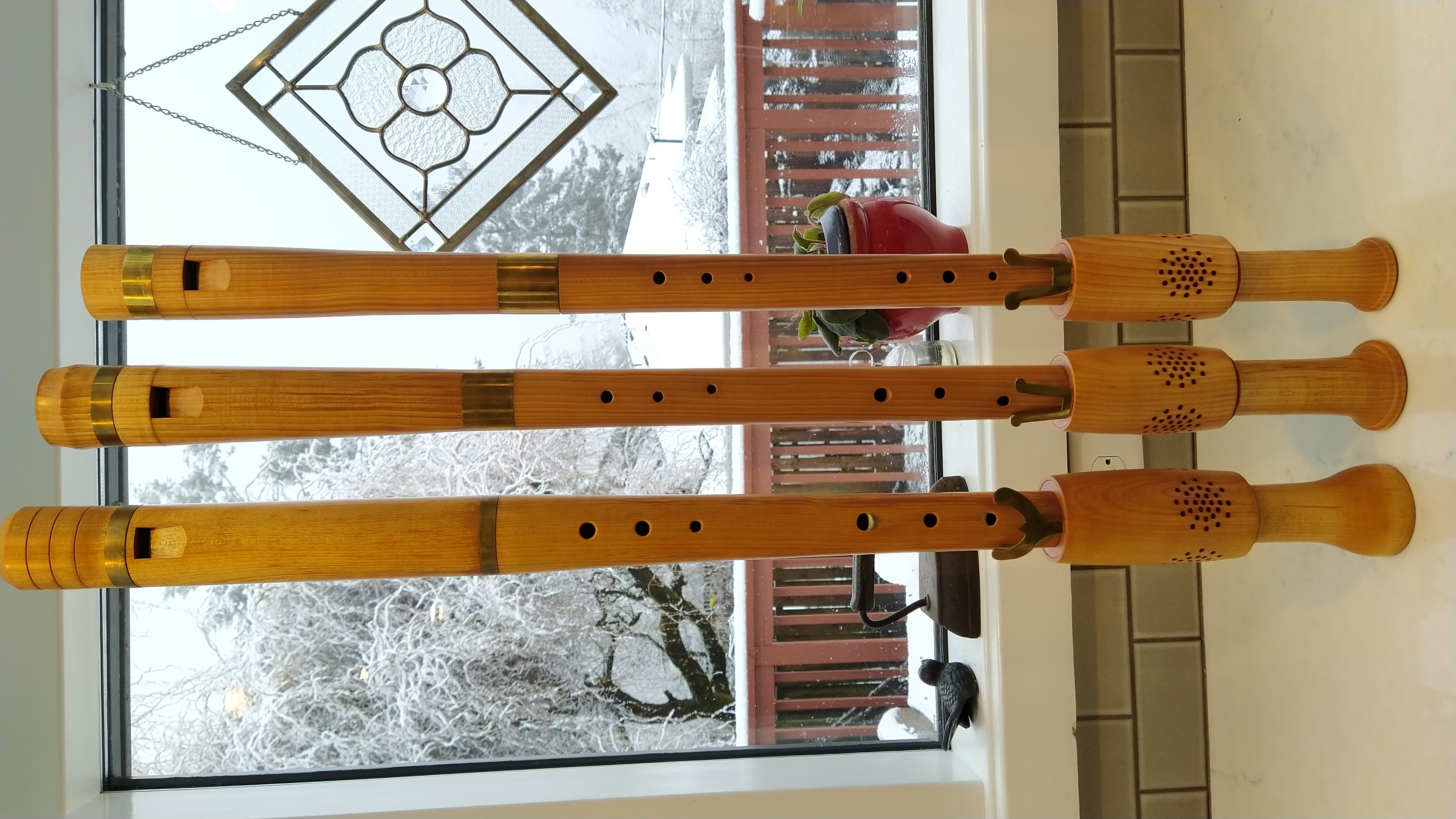Renaissance bass recorders